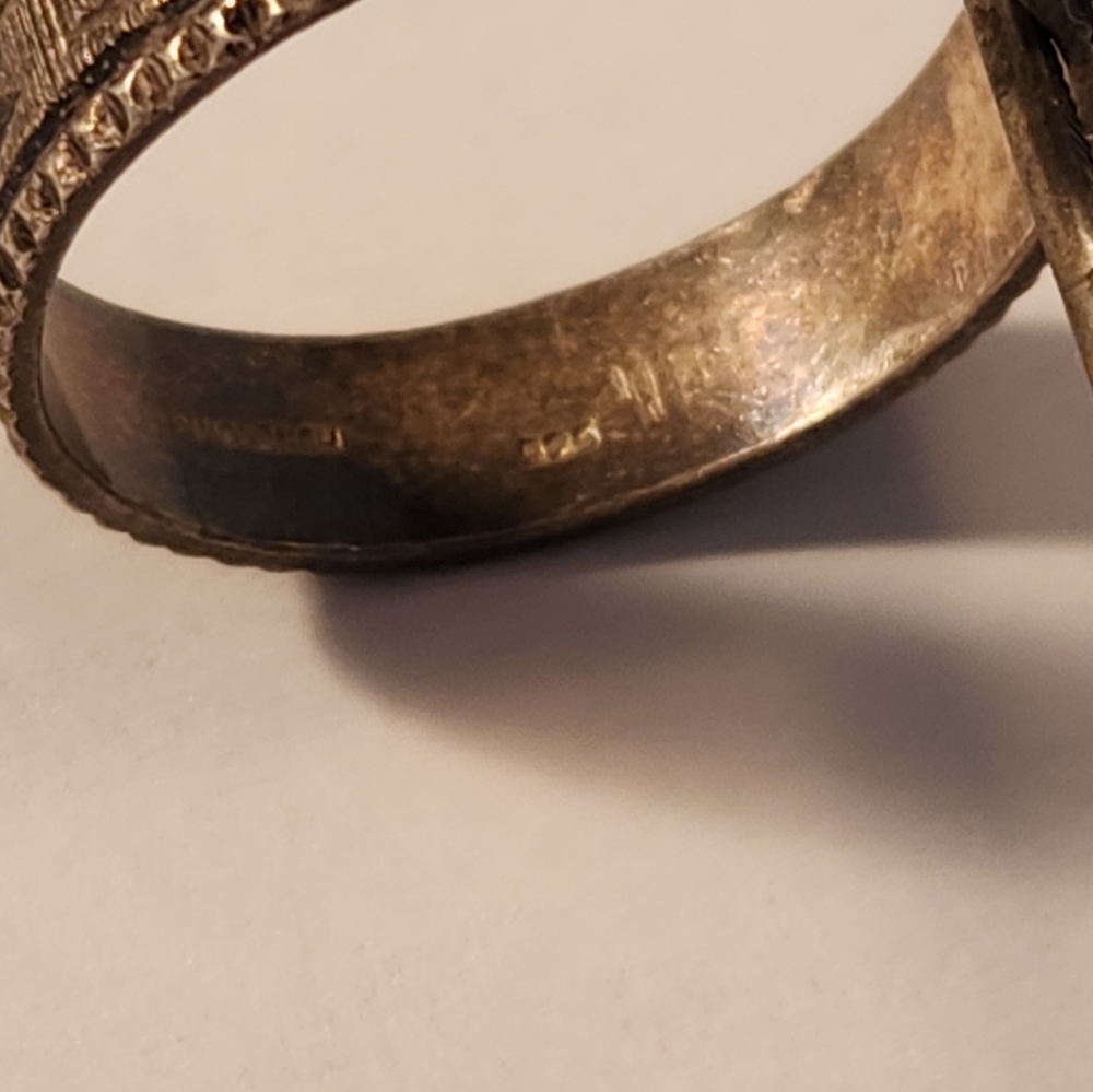 Sterling Silver Patterned Ring - image 8